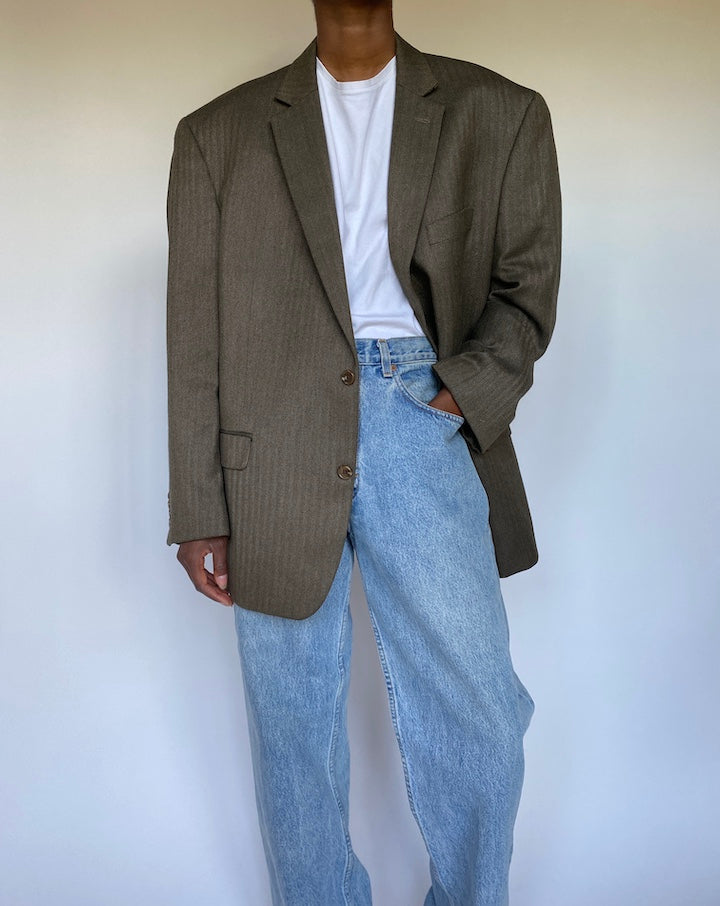 VINTAGE SINGLE BREASTED BLAZER 3525