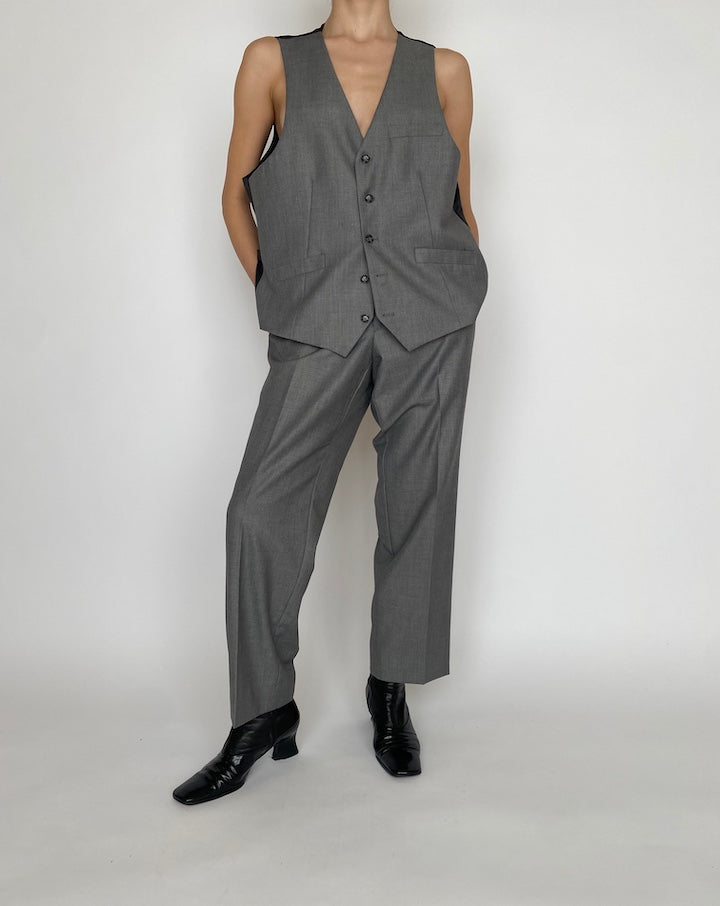 VINTAGE GREY TWO-PIECE SUIT 4678