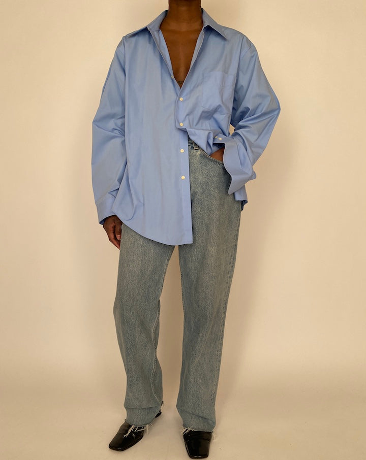 VINTAGE BLUE OVERSIZED SHIRT 4251