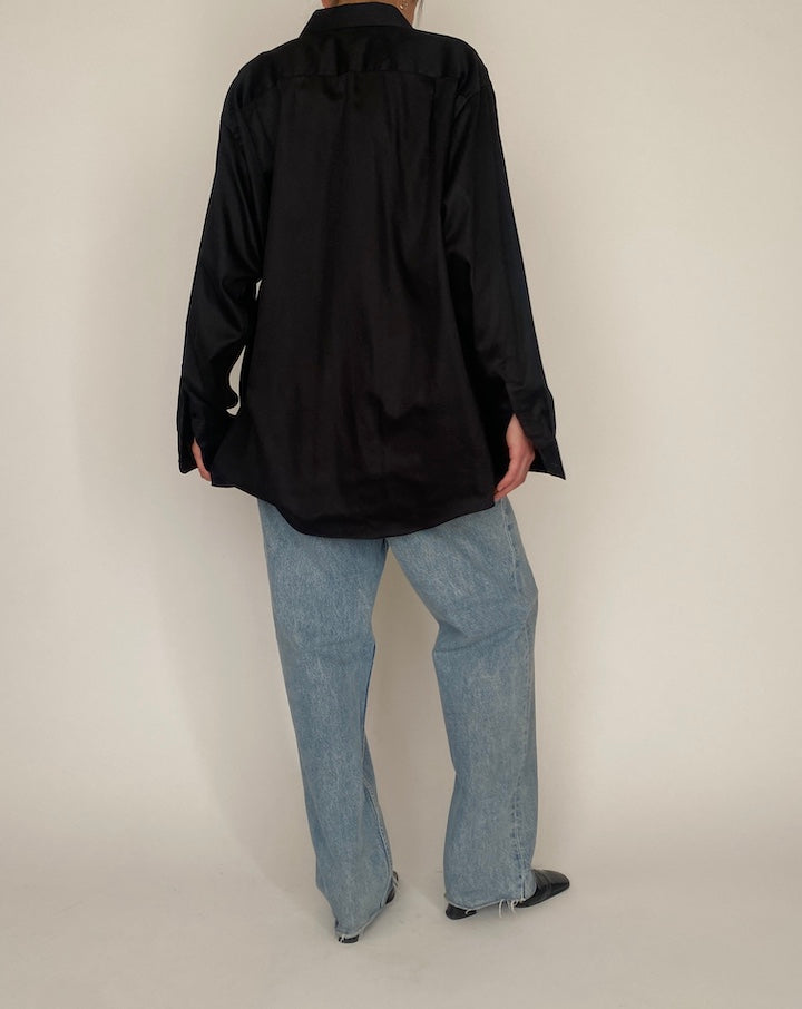 Vintage Oversized Black Shirt 5253