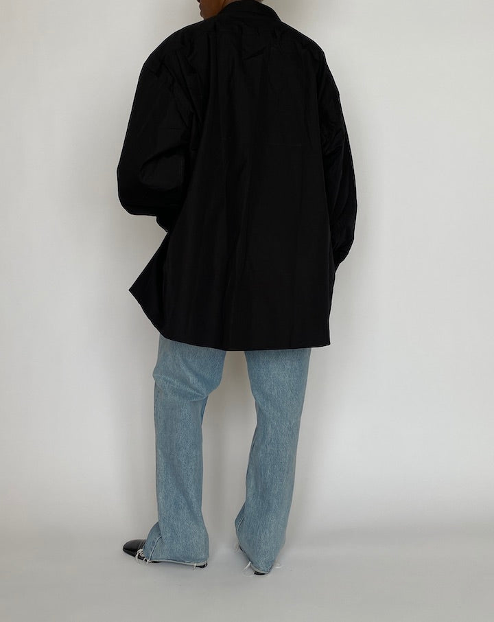 Vintage Black Oversized Shirt 5135