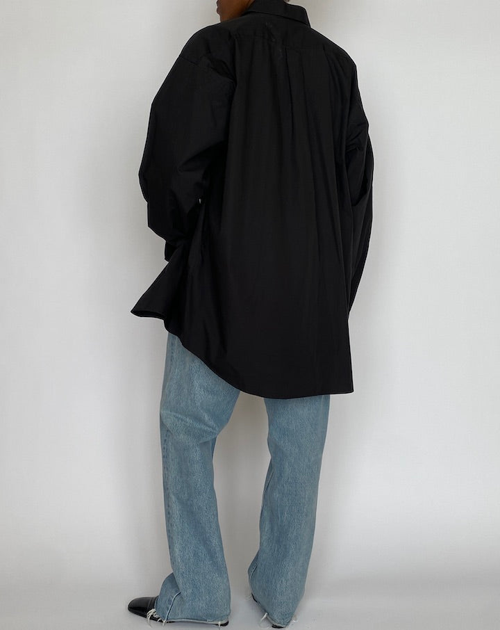 VINTAGE BLACK OVERSIZED SHIRT 5133