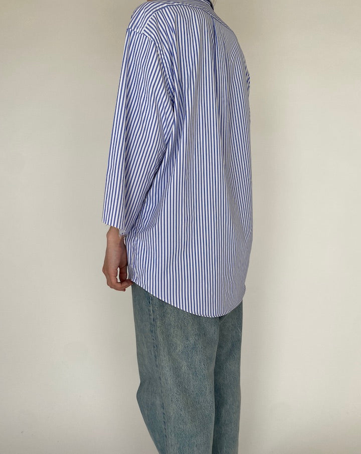 VINTAGE STRIPED BLUE AND WHITE RALPH LAUREN SHIRT 00000