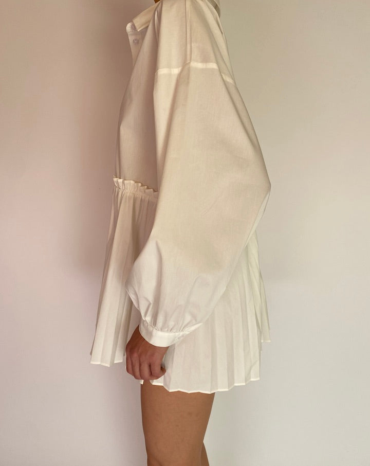VINTAGE PLEATED SHIRT/DRESS 5230