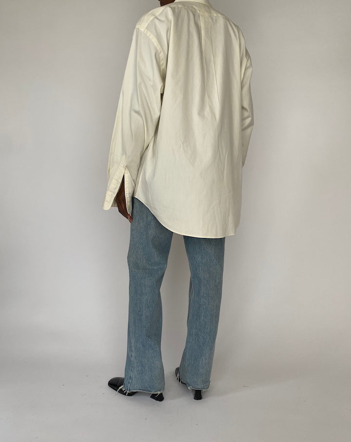 VINTAGE CREAM RALPH LAUREN SHIRT 5164