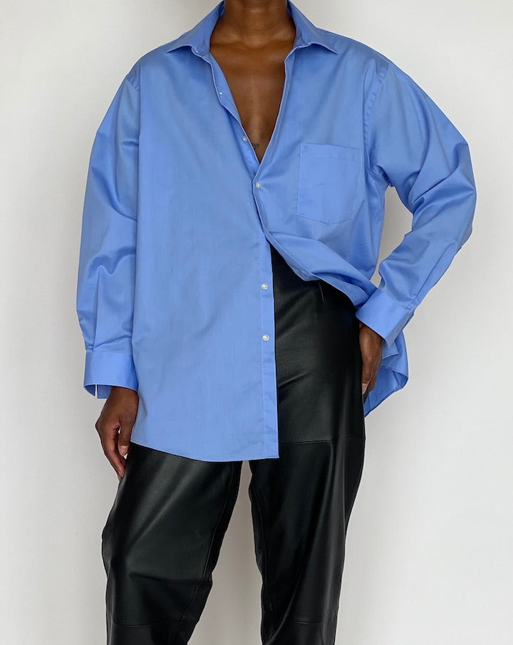 VINTAGE BLUE OVERSIZED SHIRT 5134