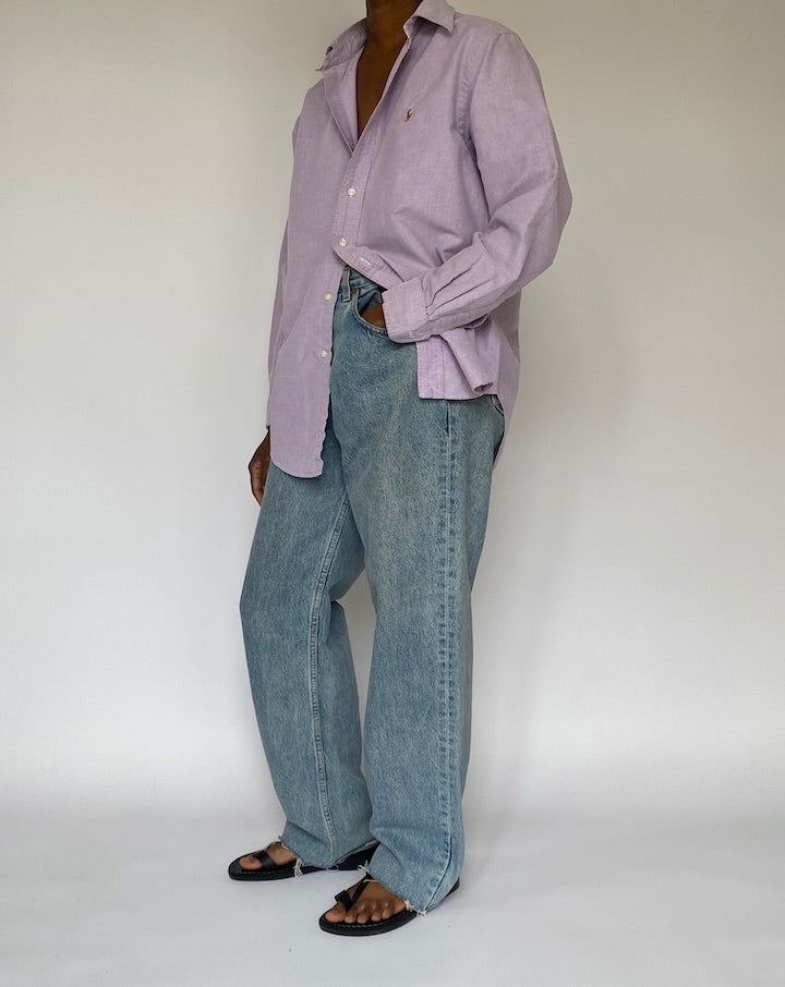 VINTAGE PURPLE RALPH LAUREN SHIRT 5099