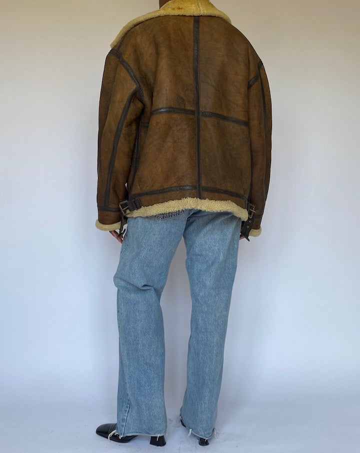 VINTAGE SHEARLING JACKET 4984