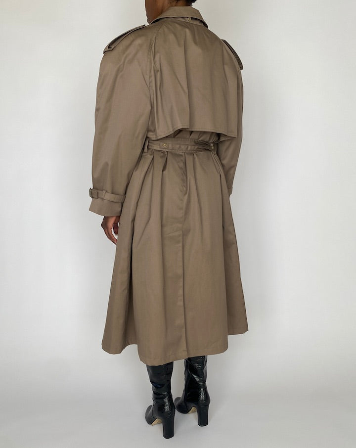 VINTAGE BEIGE TRENCH COAT 4899