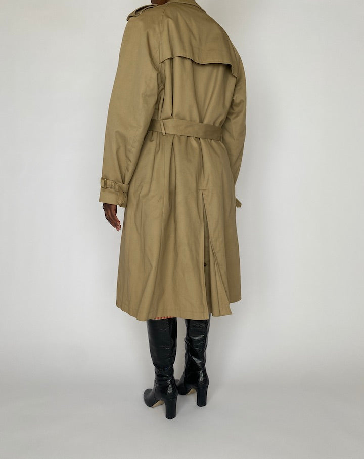 Vintage Beige Trench Coat 4765