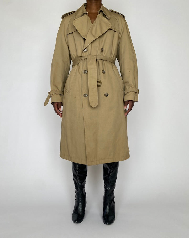 Vintage Beige Trench Coat 4765