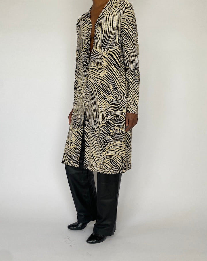 VINTAGE ANIMAL PRINTED DRESS/TOP 3800