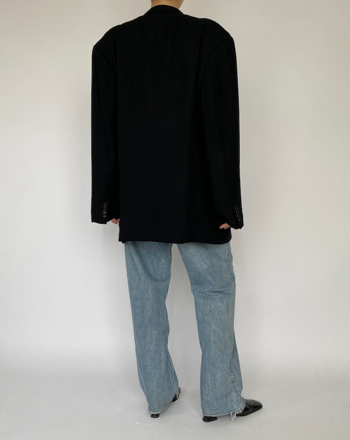 Vintage Oversized Black Calvin Klein Blazer 5437