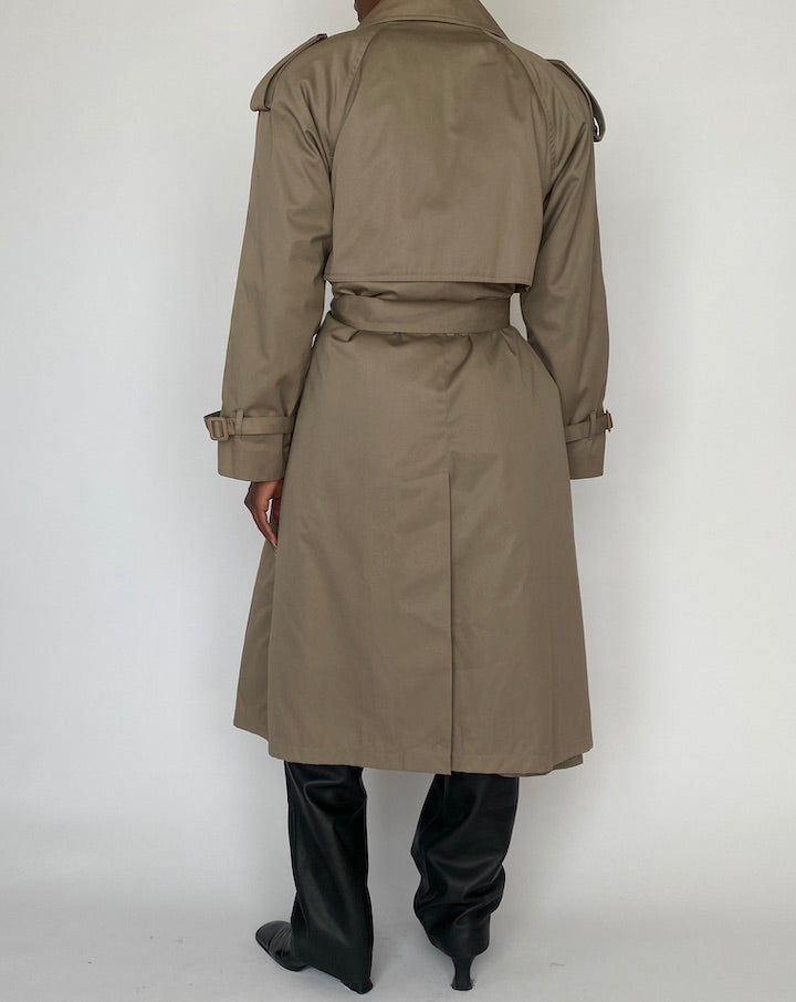 Vintage Beige Trench Coat 5142