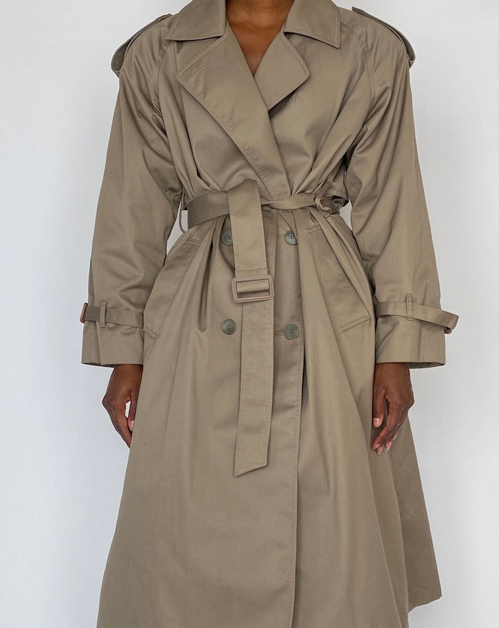 Vintage Beige Trench Coat 5142