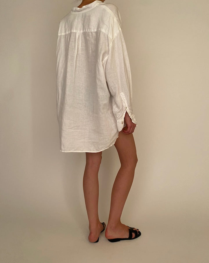 Linen top, vintage linen top, svc, shopvintagecollection
