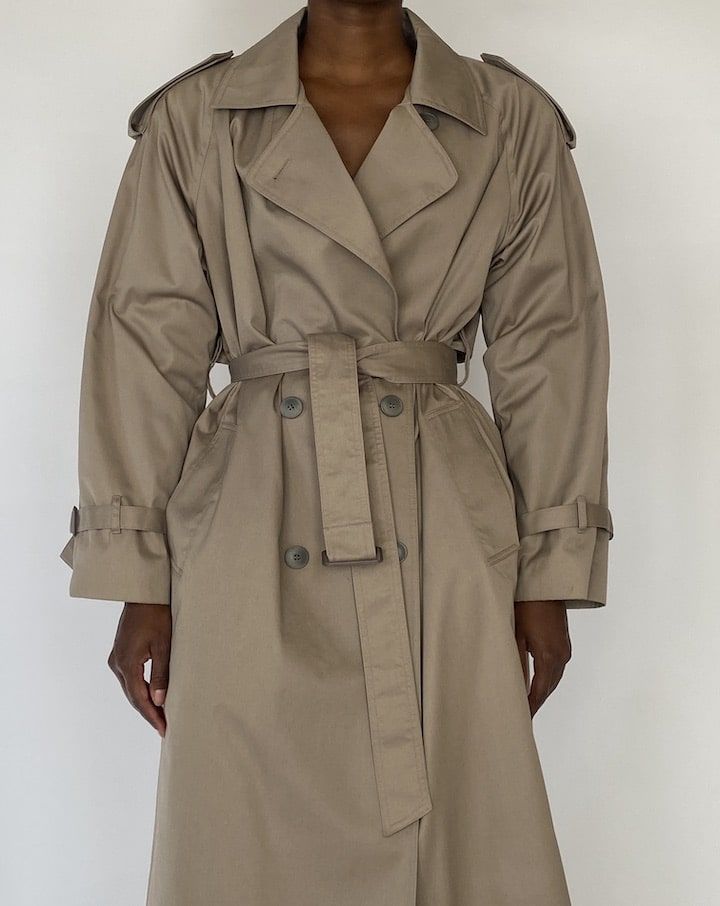 Vintage Beige Trench Coat 5140