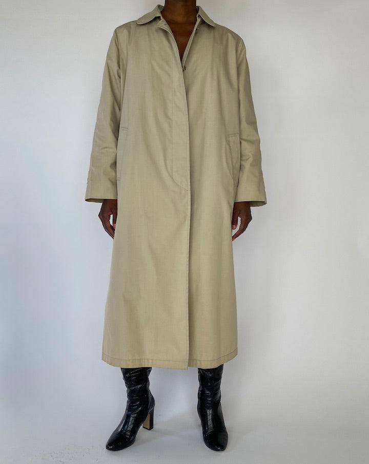 VINTAGE BEIGE LONG COAT 5200