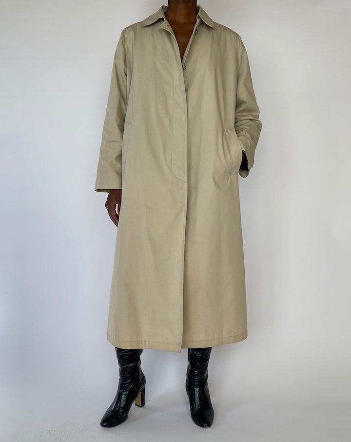 VINTAGE BEIGE LONG COAT 5200