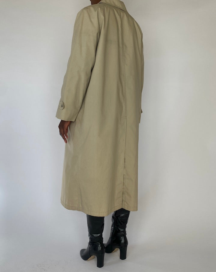 VINTAGE BEIGE LONG COAT 5200