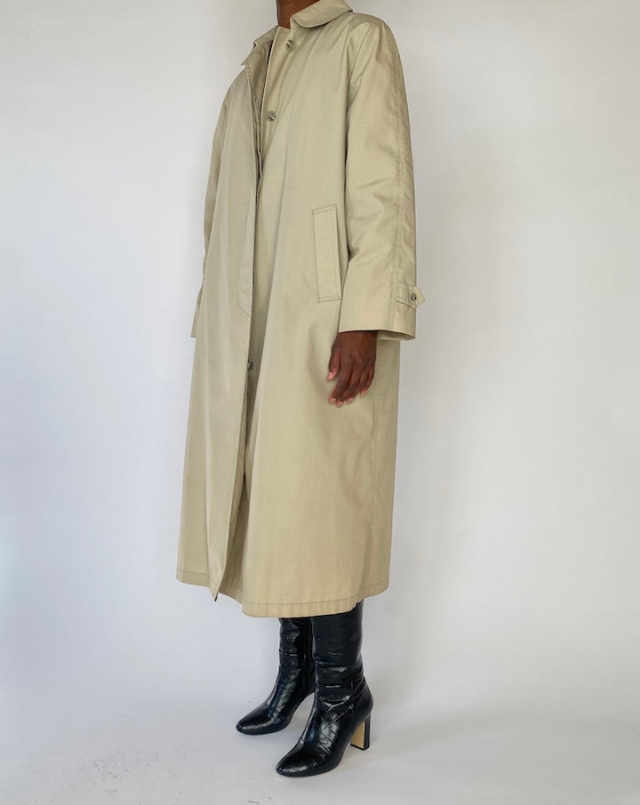 VINTAGE BEIGE LONG COAT 5200