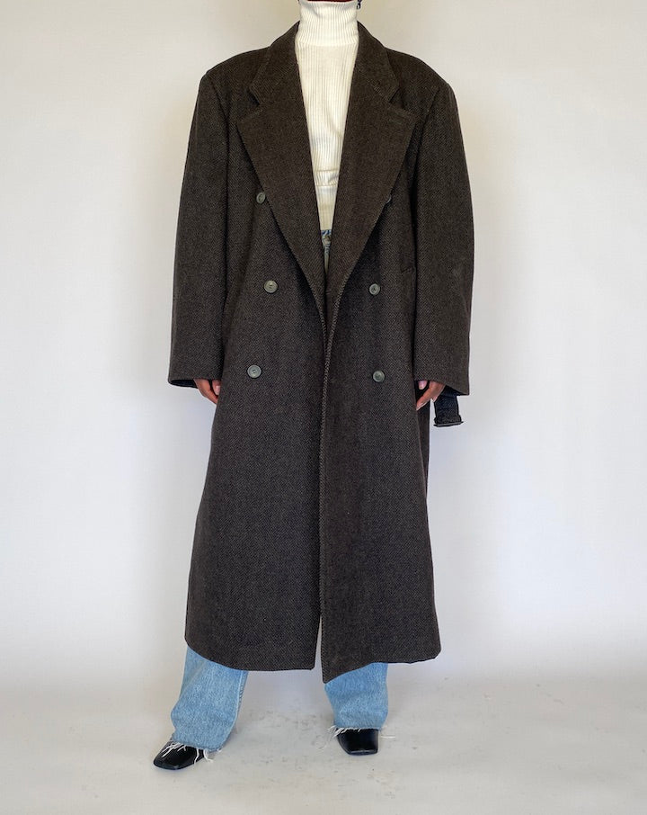 VINTAGE OVERSIZED LONG COAT BY CHRISTIAN AUJARD 4480
