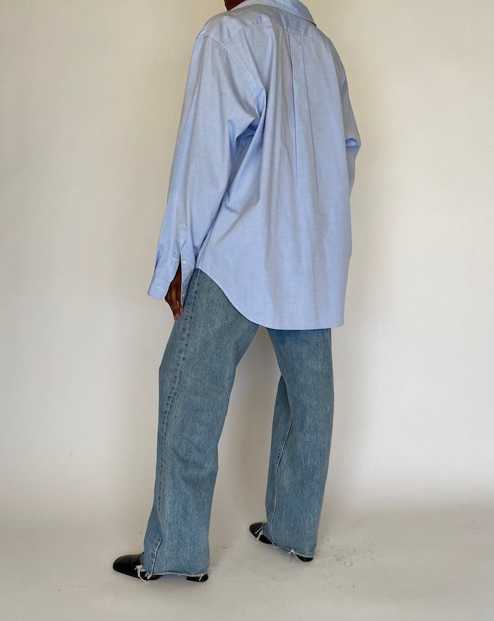 VINTAGE OVERSIZED BLUE RALPH LAUREN SHIRT 4506