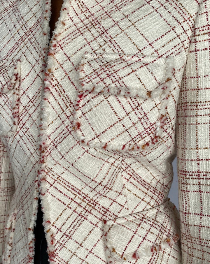 VINTAGE TWEED BLAZER JACKET 3602