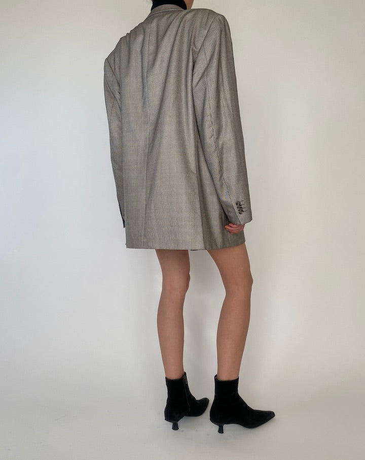 Vintage Houndstooth Blazer 5243