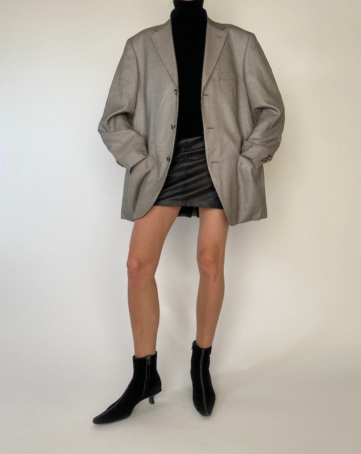 Vintage Houndstooth Blazer 5243
