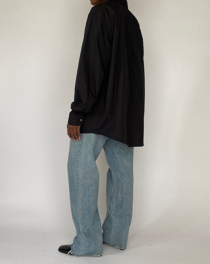 VINTAGE BLACK OVERSIZED SHIRT 5168