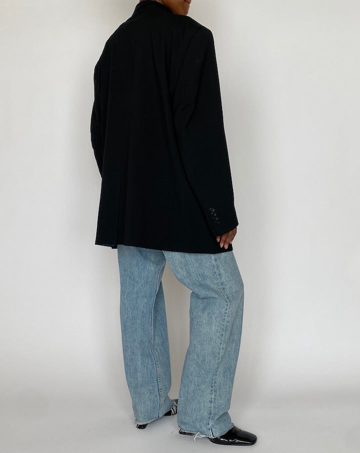 VINTAGE BLACK BLAZER 5124