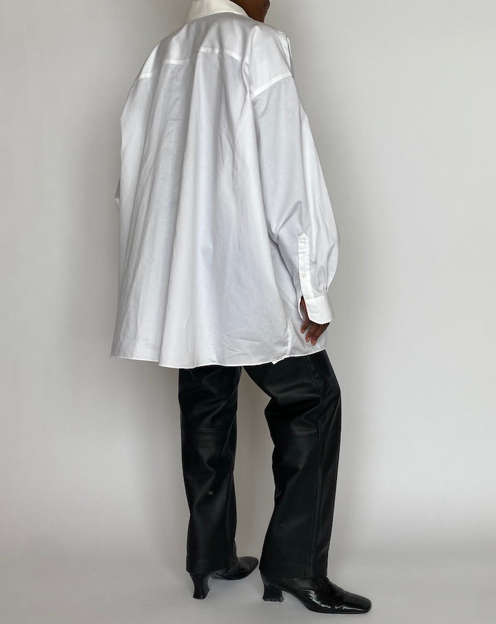VINTAGE WHITE OVERSIZED SHIRT 5136