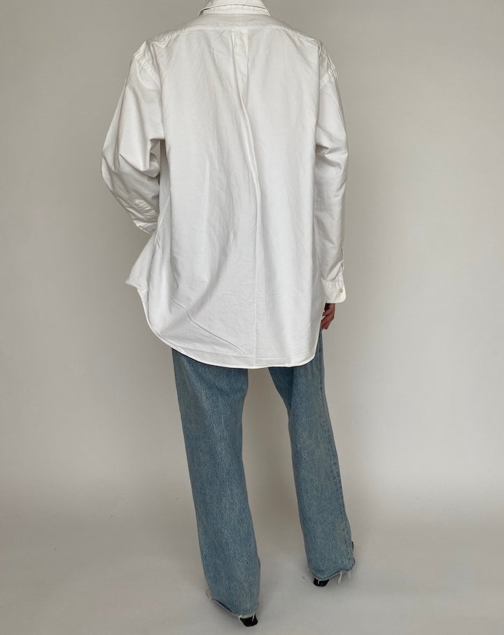 VINTAGE WHITE RALPH LAUREN SHIRT 4679