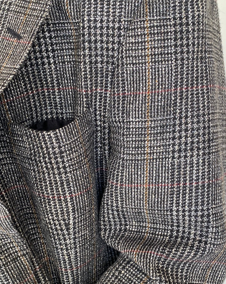 VINTAGE GREY HOUNDSTOOTH BLAZER 4329