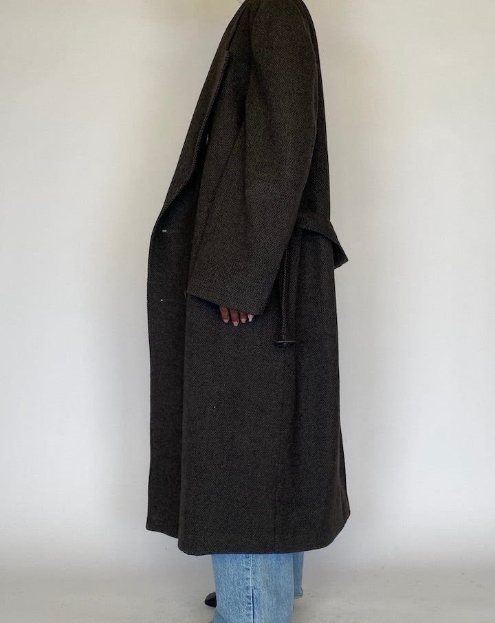 VINTAGE OVERSIZED LONG COAT BY CHRISTIAN AUJARD 4480