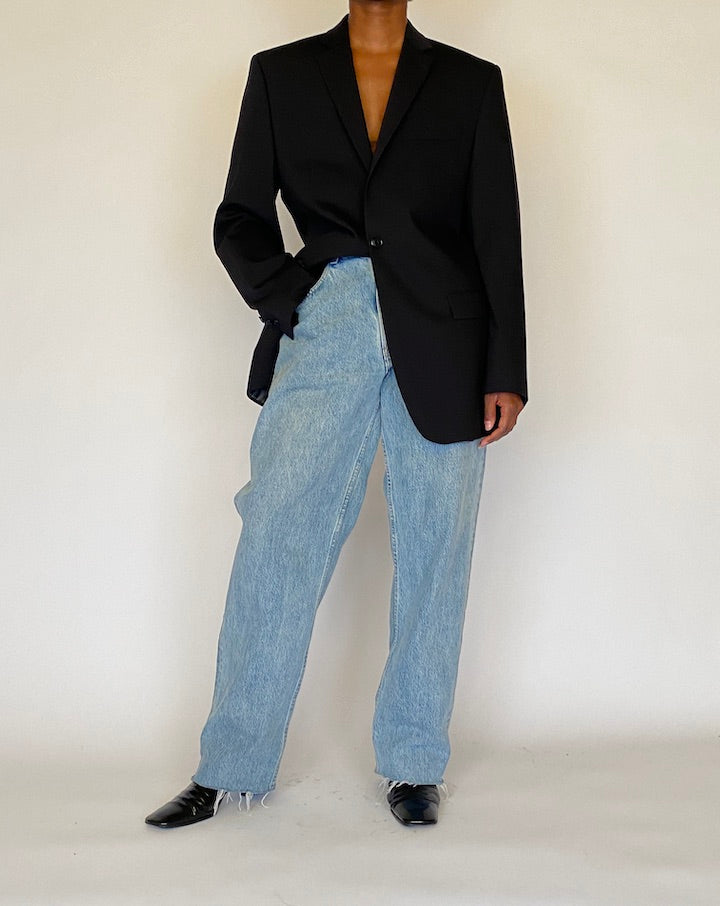 VINTAGE BLACK CALVIN KLEIN BLAZER 4495