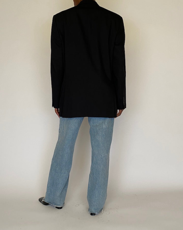 VINTAGE BLACK CALVIN KLEIN BLAZER 4495