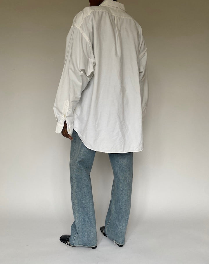 VINTAGE WHITE RALPH LAUREN SHIRT 4768