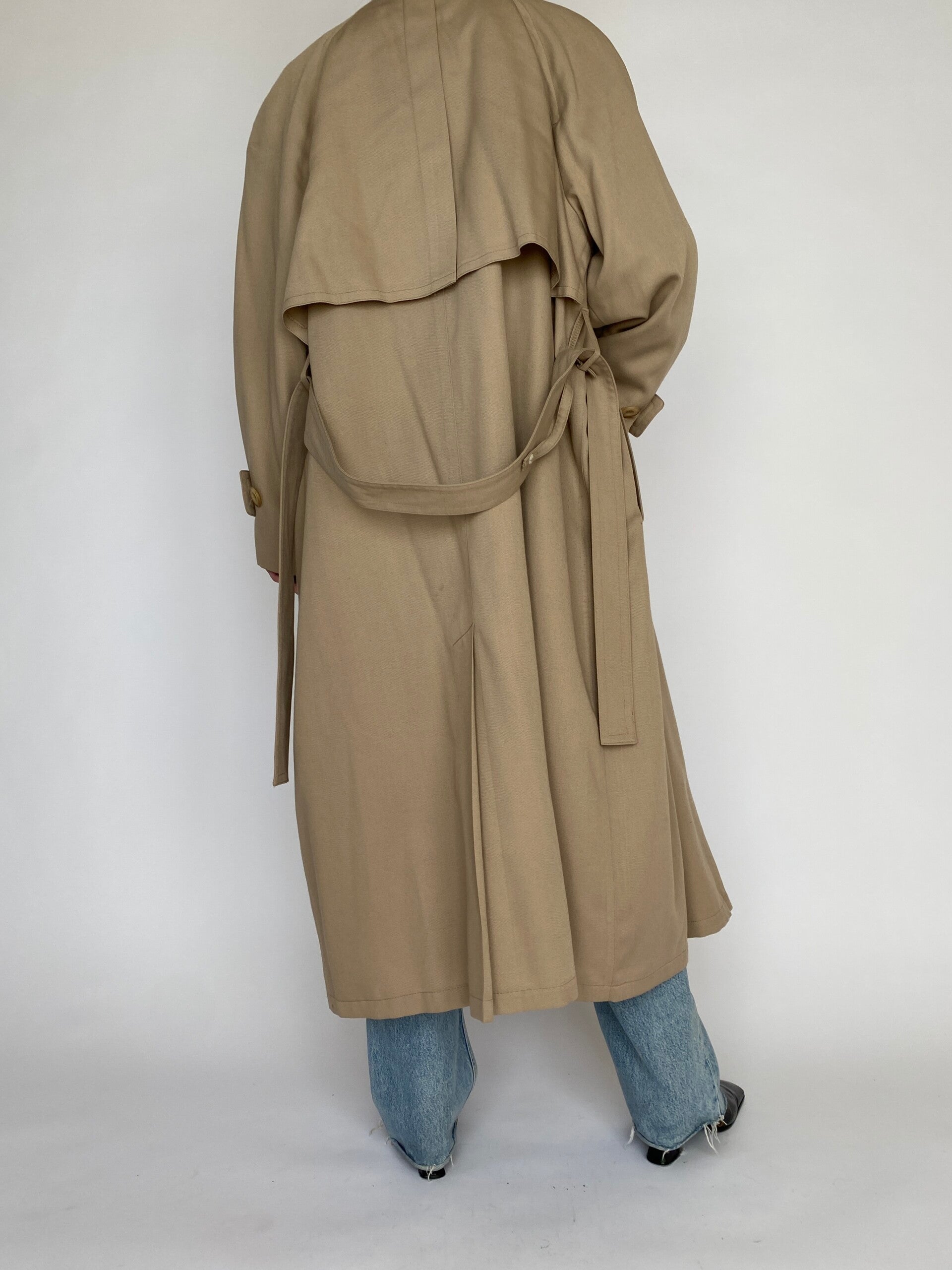 VINTAGE BEIGE TRENCH COAT 4820