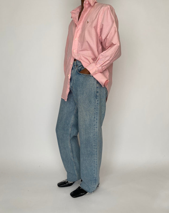 VINTAGE PINK RALPH LAUREN SHIRT 4598