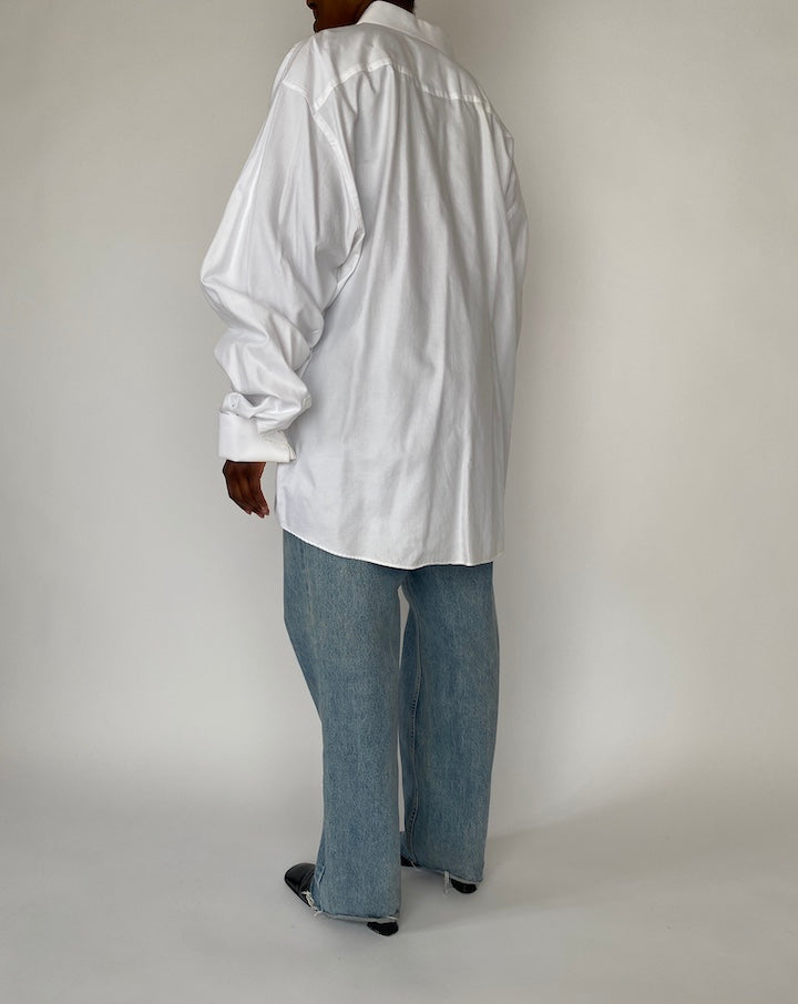 VINTAGE OVERSIZED WHITE SHIRT 4536