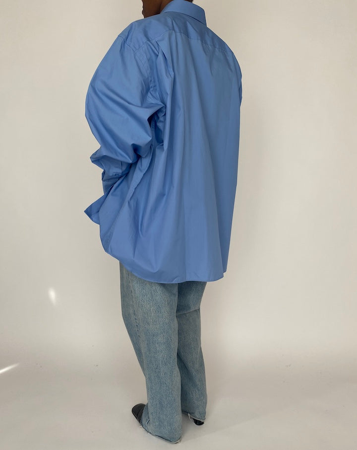 VINTAGE OVERSIZED BLUE SHIRT 4625