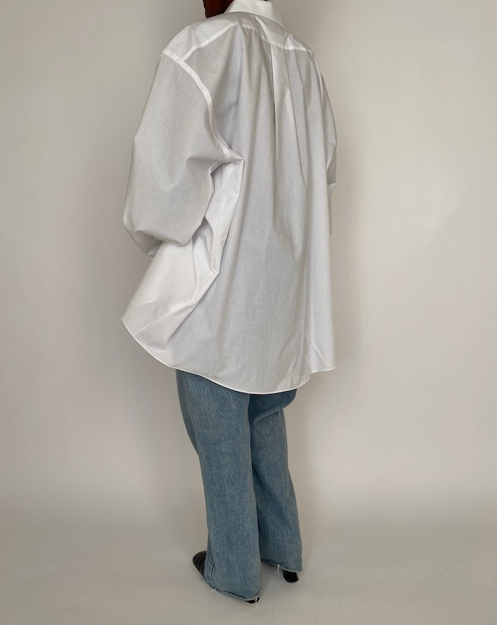 VINTAGE OVERSIZED WHITE SHIRT 4646