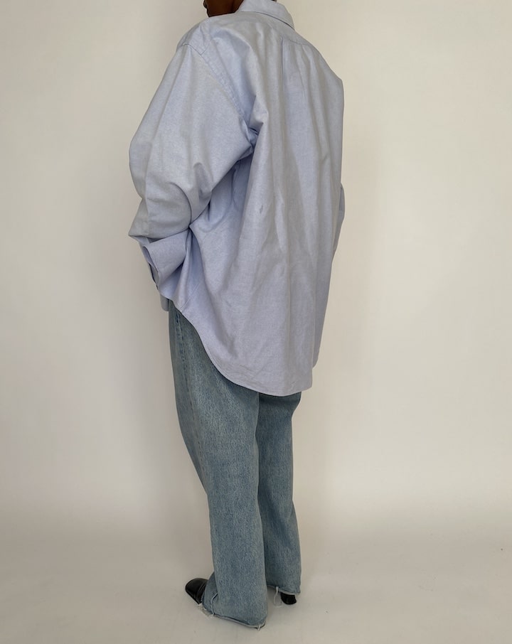 VINTAGE OVERSIZED BLUE RALPH LAUREN SHIRT 4644