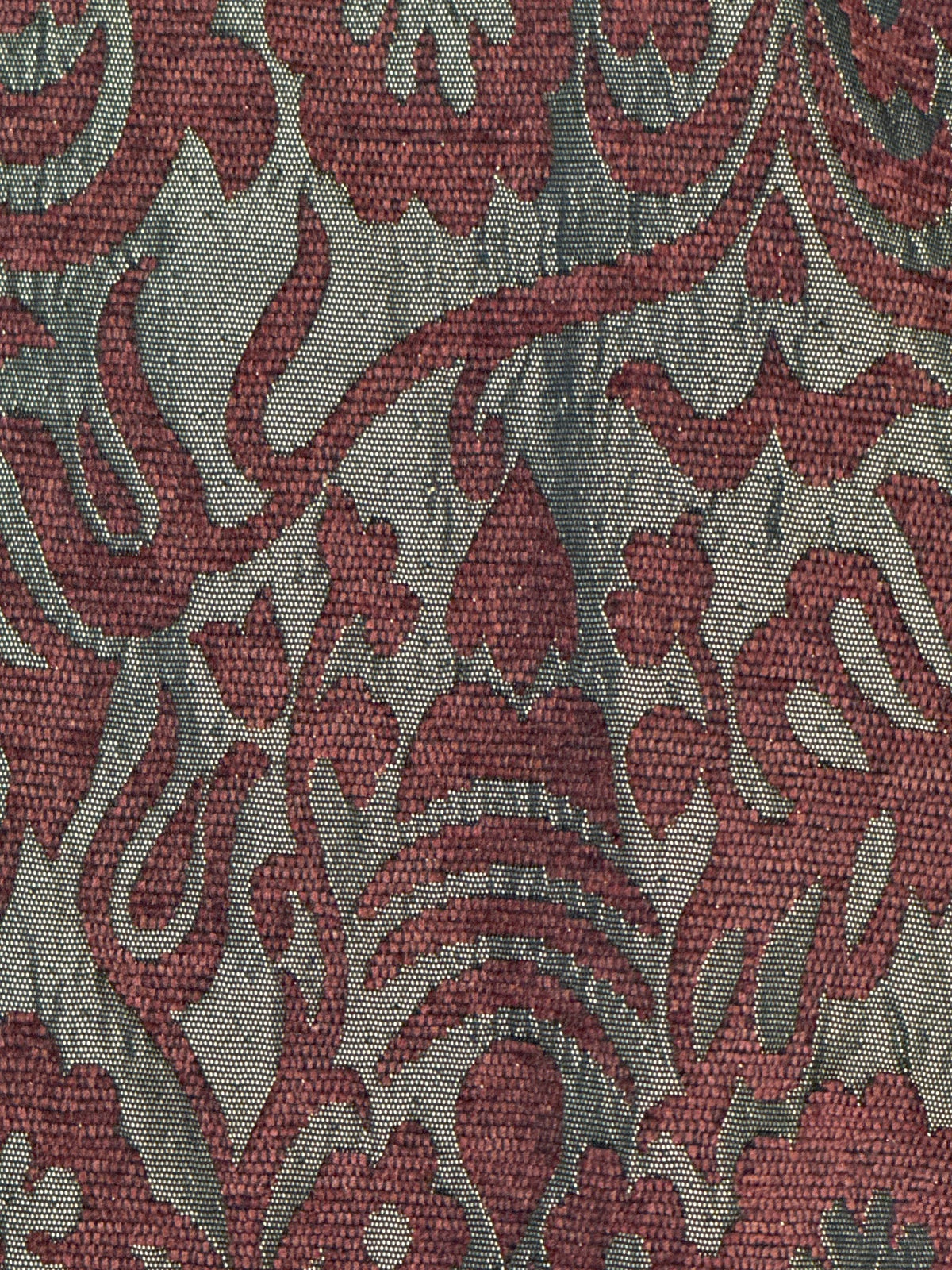 Vintage burgundy floral tapestry jacket