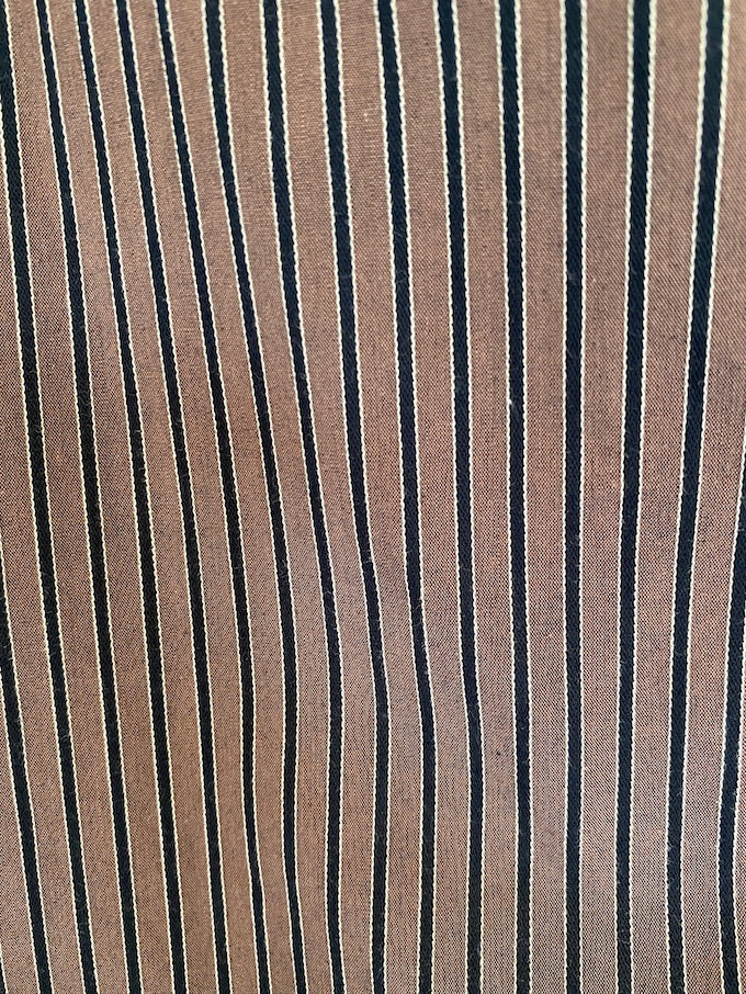 Vintage Striped Brown Shirt 5742