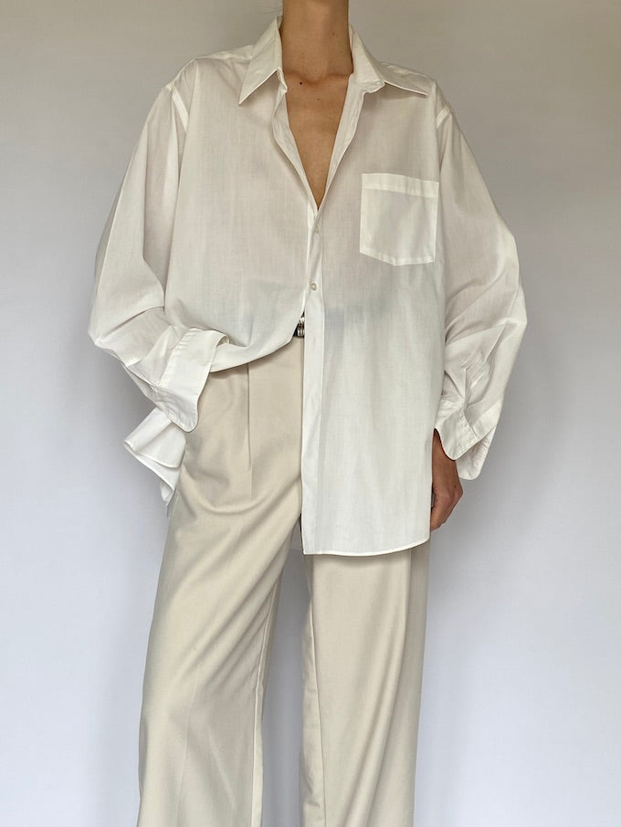 Vintage oversized white shirt 5533