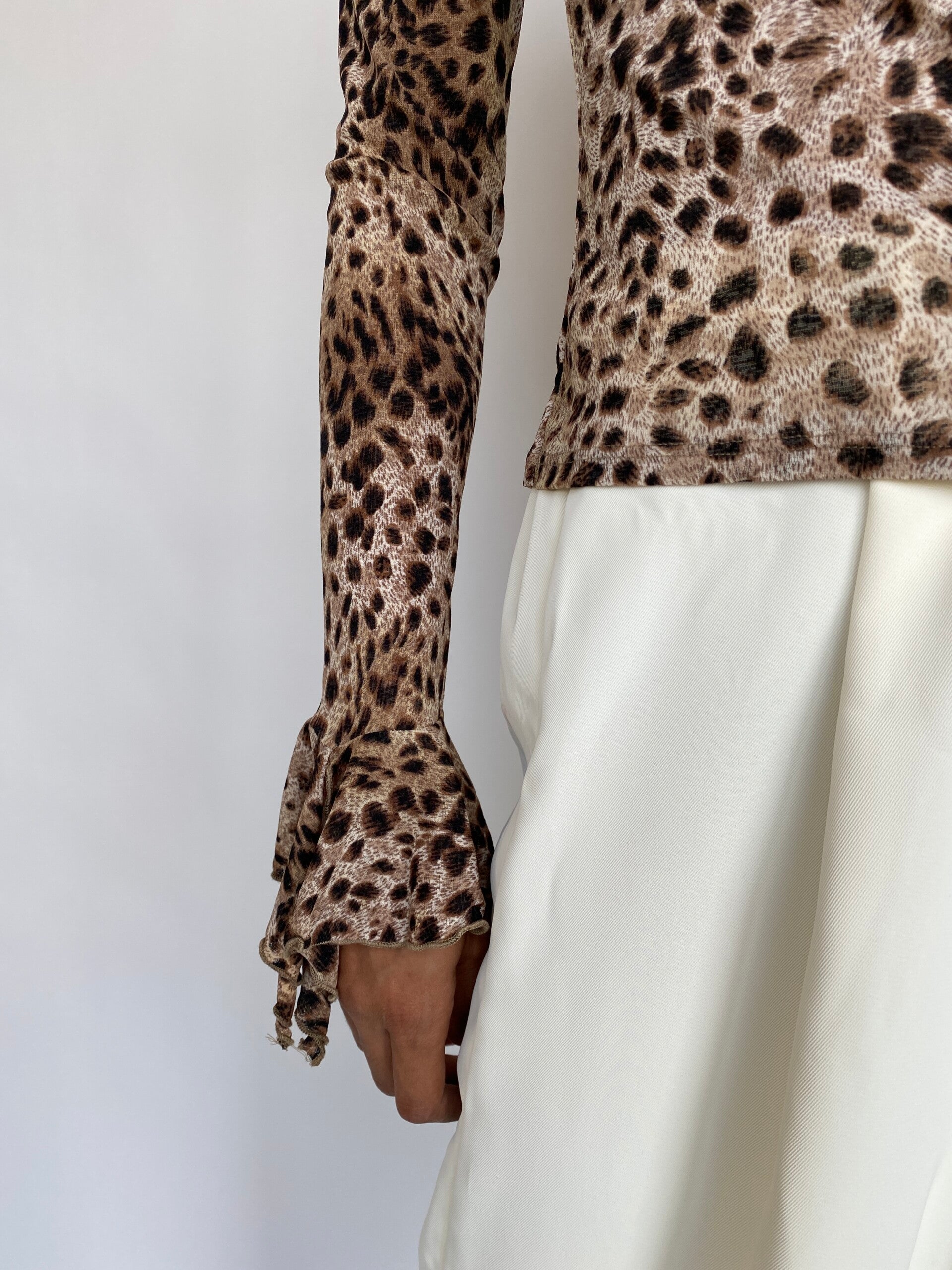 VINTAGE ANIMAL PRINTED TOP 762-2