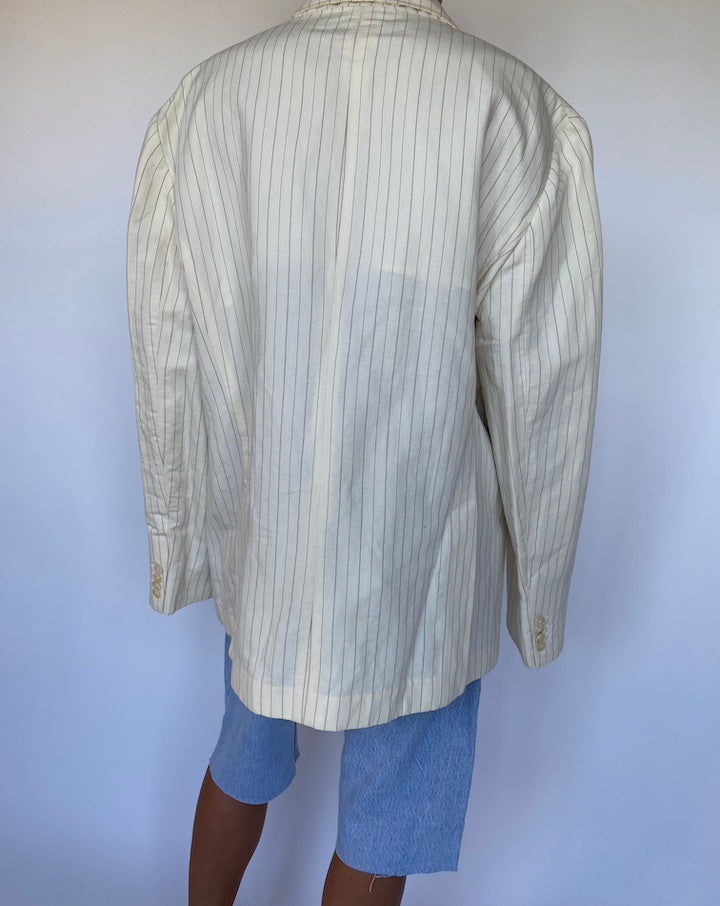 VINTAGE ARMANI PINSTRIPED BLAZER 934-2